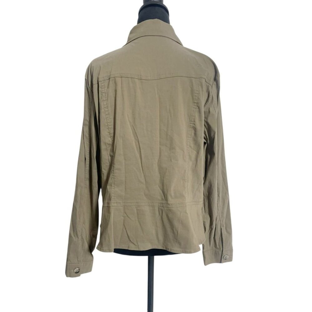 Dolcezza Size Large Top Jacket Button Down Long S… - image 5